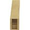 Ekena Millwork 5-inch W x 14-inch D x 18-inch H Pescadero Rough Cedar Woodgrain TimberThane Knee Brace, Primed BRCUR05X14X18PECRCPR - alternate 3